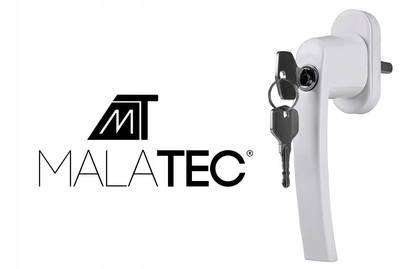 Ручка оконная с замком защита от детей Malatec1776 Польша