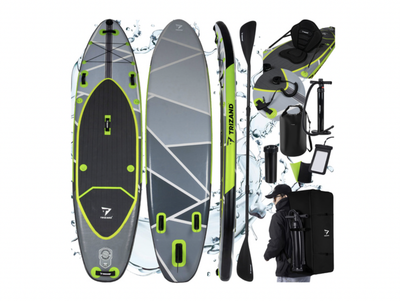 Сапборд SUP-доска 350 см +14 аксессуаров Trizand 25259 – фото
