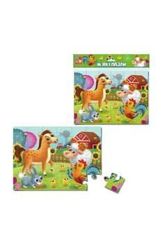 Настольная игра Vladi Toys "Мягкие пазлы" цвет разноцветный Vladi Toys ЦБ-00271352