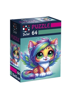 Пазлы De.tail. Сказочный леопардик цвет разноцветный Vladi Toys ЦБ-00277390