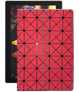 Чохол з екошкіри для планшету Lenovo Tab 3 Plus X70L Червоний ромб
