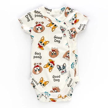 Боді для немовлят з коротким рукавом та принтом Dexter`s 68 Молочний (904316-68-sm)