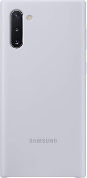Etui plecki Samsung Silicone Cover do Galaxy Note 10 Silver (EF-PN970TSEGWW)