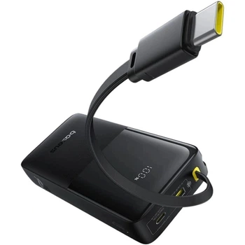 Повербанк на 20000 mAh 20W Bipow 2 Digital Display Power Bank (1USB/Type-C, 20W, PD). Black