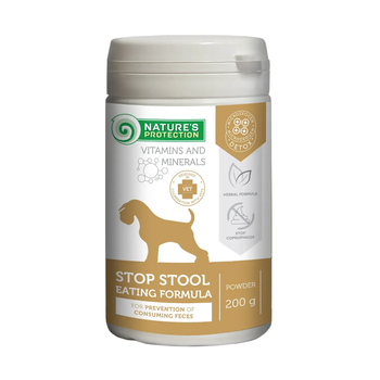Добавка к корму для обучения собак от поедания фекалий Nature's Protection Stop Stool Eating Formula, 200 г