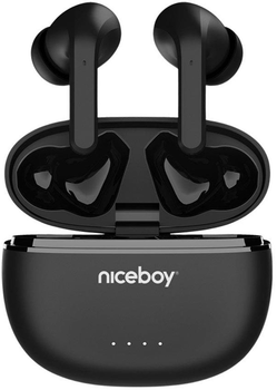 Słuchawki bezprzewodowe Niceboy HIVE Pins 3 ANC Black (hive-pins-anc-3-b)