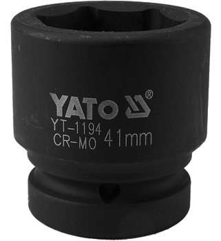 Головка торцева ударна YATO шестигранна 1" 41 мм (YT-1194)