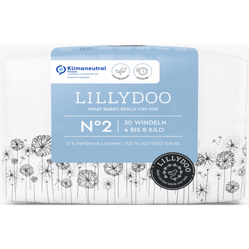 Эко-подгузники Lillydoo Premium Baby Care 2 размер ( 4-8 кг) Box 3уп*10 шт