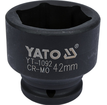 Головка торцева ударна YATO шестигранна 3/4" 42 мм (YT-1092)