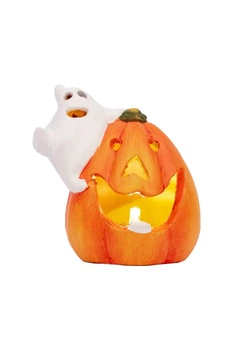 Статуетка Хелловін "Pumpkin and ghost" колір різнокольоровий Yes! Fun ЦБ-00202623
