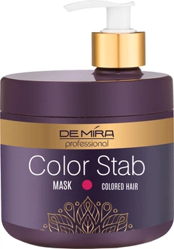 Професійна маска-стабілізатор DeMira Professional Color Stab для закріплення та збереження кольору фарбованого волосся 500 мл (4820197000432)