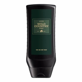 Мужской шампунь-гель для душа Wild Country Spirit 250 мл Avon, EST 1967, Hair and Body Wash парфюмированный для мужчин, для мытья тела и волос