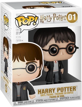 Ігрова фігурка Funko Pop Гаррі Поттер з паличкою серії "Гаррі Поттер" 9.6 см (5858) (8930006512622)