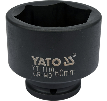 Головка торцева ударна YATO шестигранна 3/4" 60 мм (YT-1110)