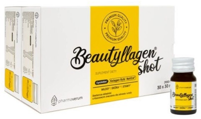 Suplement diety Pharmaverum Beautyllagen Shot Kolagen 30 x 30 ml (5903641915090)