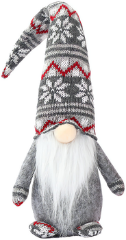 Figurka Lean Świąteczny skrzat szary 40 cm (14393) (5905991031659)