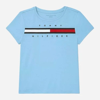 Подростковая футболка для мальчика Tommy Hilfiger 619784400 140 см Голубая (1159832854)
