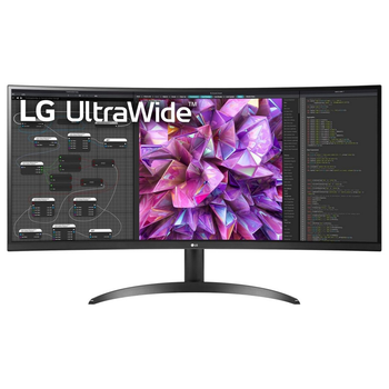 Монитор LG 34" 34WQ60C-B 2xHDMI, DP, Audio, IPS, 3440x1440, 21:9; sRGB 99%, CURVED, HDR10