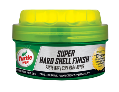 Твердый воск для кузова Turtle Wax Super Hard Shell Finish 397 г, защитный автополироль, длительный блеск и защита авто