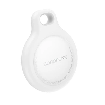 Трекер-брелок BOROFONE BC101 Airtag для Apple – отслеживание вещей, животных, детей, белый