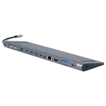 Док станція Cablexpert A-CM-COMBO9-01