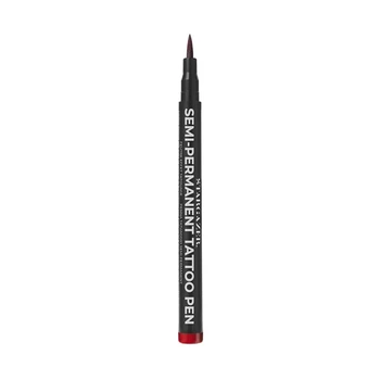Полуперманентный фломастер для временных тату Бордовый Stargazer Semi-Permanent Tattoo Pen №8
