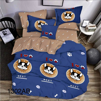 Комплект постільної білизни Sweet-Dream Кампейро 200 х 215 см євро синій