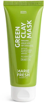 Маска Green Clay Mask Marie Fresh Cosmetics с зеленой глиной 50 мл