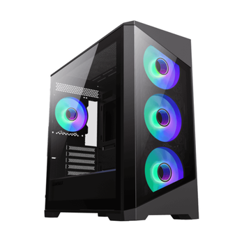 Корпус для ПК GameMax Destroyer TGB Tempered Glass Black mATX без БЖ