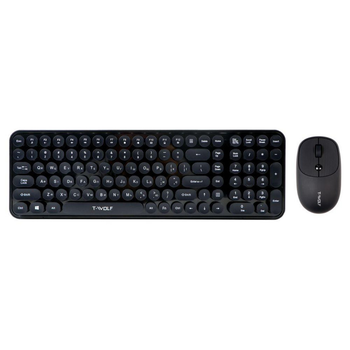 Бездротова Клавіатура і Миша TWolf TF350 Black Колір Чорний