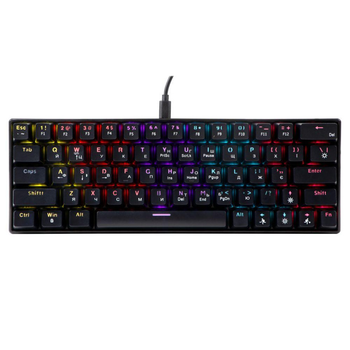Клавіатура Ігрова TWolf T60 Blue Switch Колір Чорний