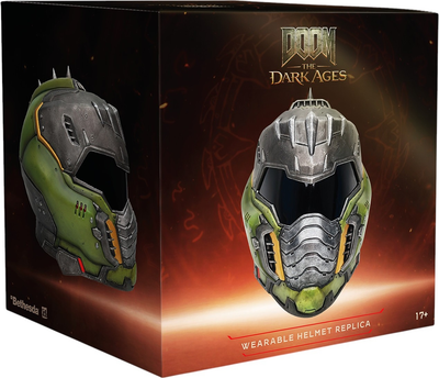 Фігурка Plaion DOOM: The Dark Ages Helmet Replica Bundle (0840316415903)