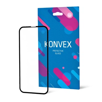 Защитное стекло Konvex Protective Glass Full для iPhone 15 Pro Front Black