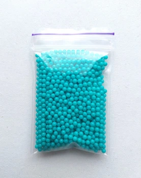 Кулі гелеві, орбіз діаметр 7-8мм, колір Tiffany Blue, 500 кульок.