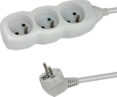 Мережевий фільтр Esperanza 3 розетки 1.5 м White (ELK203W)