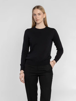 Джемпер жіночий чорний трикотажний Arber Crew-neck WDanx CL1 WTR-1 S чорний (WB10.01.02.00)