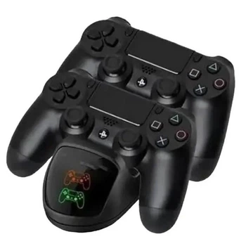 Комплект джойстиков + зарядное устройство для устройств PS4 V2 черный (2104618557)