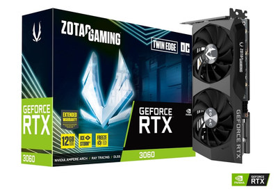 Відеокарта Zotac GAMING GeForce RTX 3060 Twin Edge OC (ZT-A30600H-10M)