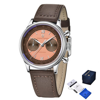 Часы наручные Pagani Design PD-1739 Silver-Brown