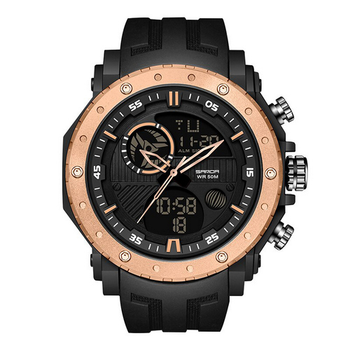 Часы наручные Sanda 6012 Black-Cuprum