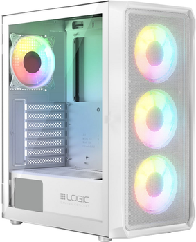 Корпус LogicConcept Portos ARGB Midi White (AT-PORTOS-20-0000000-0002)