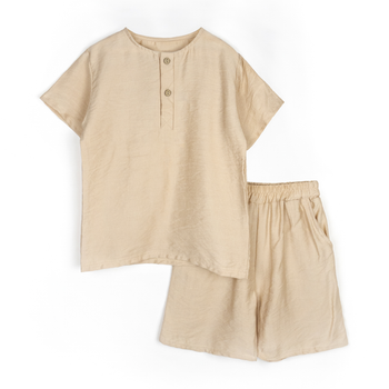 Костюм для мальчика Dexter`s футболка и шорты beige 122 см бежевый