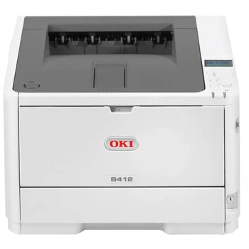 Принтер OKI B412DN (45762002) Лазерная монохромная печать / 1200x1200 dpi / A4 / 33 стр./мин / USB 2.0, Ethernet / Дуплекс Б/у