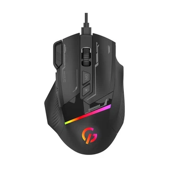 Мышь проводная GamePro GM300B оптическая 800–7200dpi с подсветкой Black