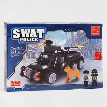 Конструктор AUSINI «Поліцейський броньований пікап» 208 дет(23513