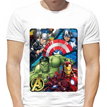 Футболка чоловіча Avengers Містники artwork PG02061 goodreclama S Білий