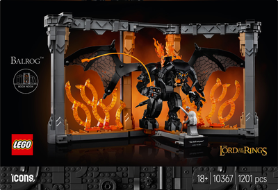 Конструктор LEGO Icons Обладатель колец: Балог. Книжный уголок 1201 деталь (10367)
