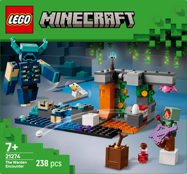Конструктор LEGO Minecraft Встреча с Боронителем 238 деталей (21274)