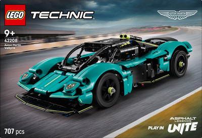 Конструктор LEGO Technic Aston Martin Valkyrie 707 деталей (42208)
