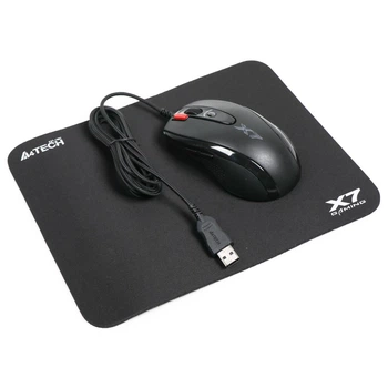 Комплект A4Tech X-7120: Мышь X-710BK USB Black + игровая